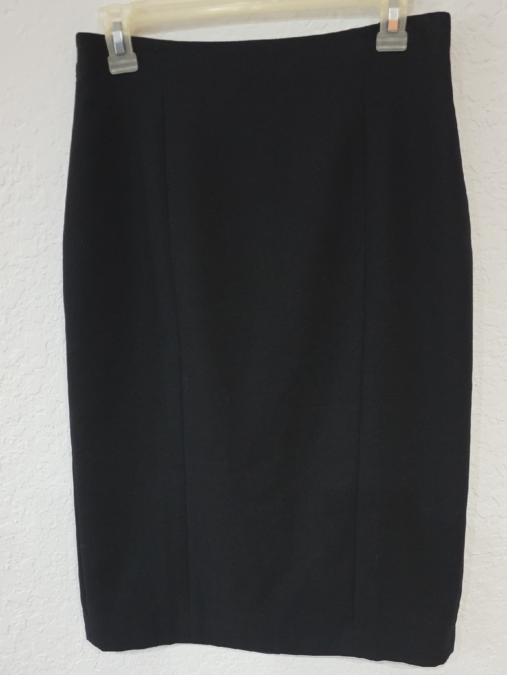 Talbots Black Pencil Skirt - Sleek Tailored Fit Size 6